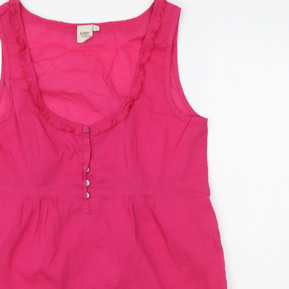 Cotton Traders Womens Pink   Mini  Size 12