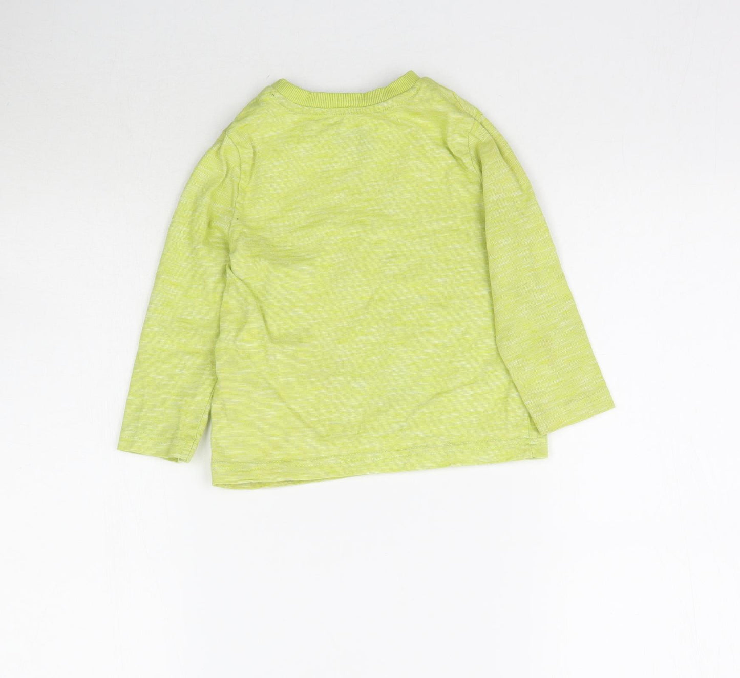 F&F Boys Green   Basic T-Shirt Size 2-3 Years  - Non Stop Fun