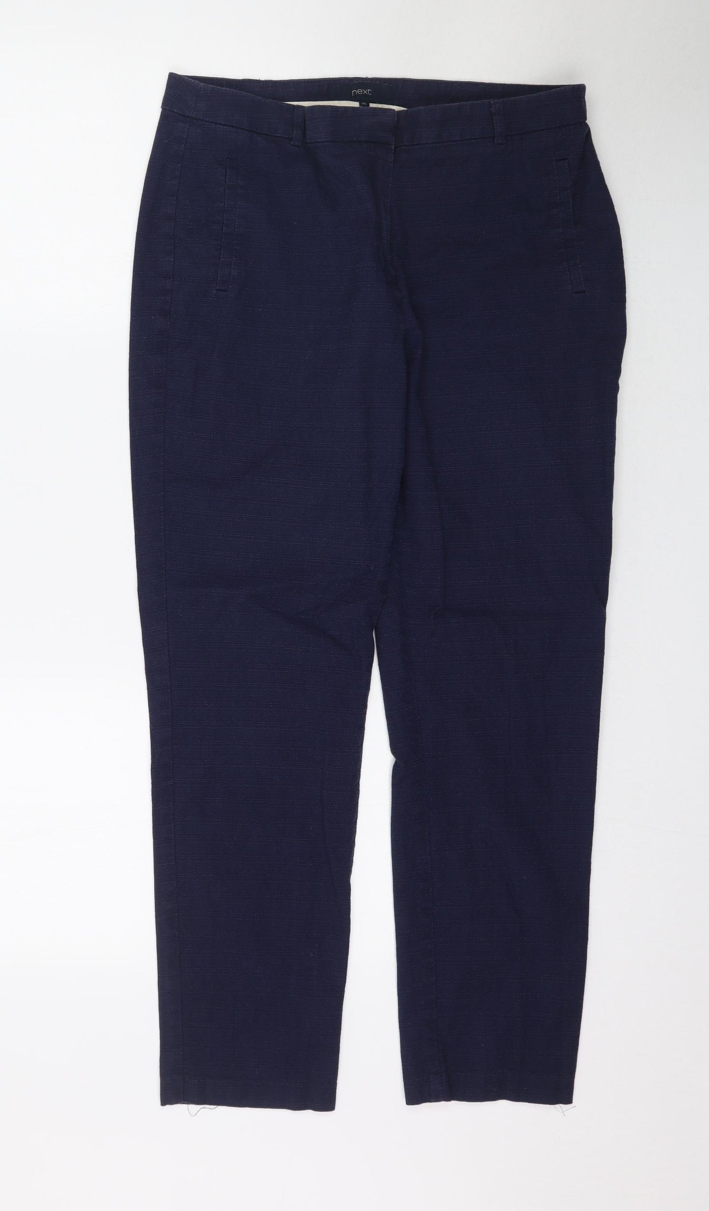 NEXT Womens Blue   Trousers  Size 14 L28 in