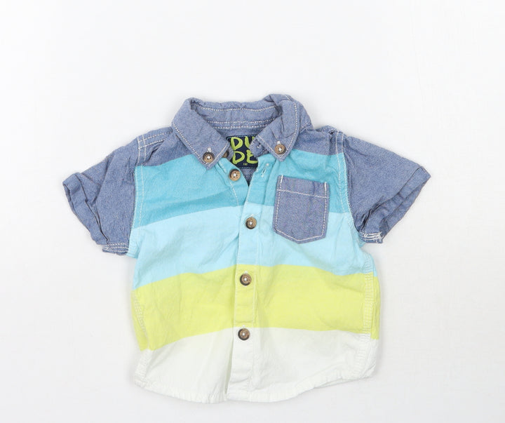 F&F Baby Multicoloured Basic Button-Up Size 3-6 Months