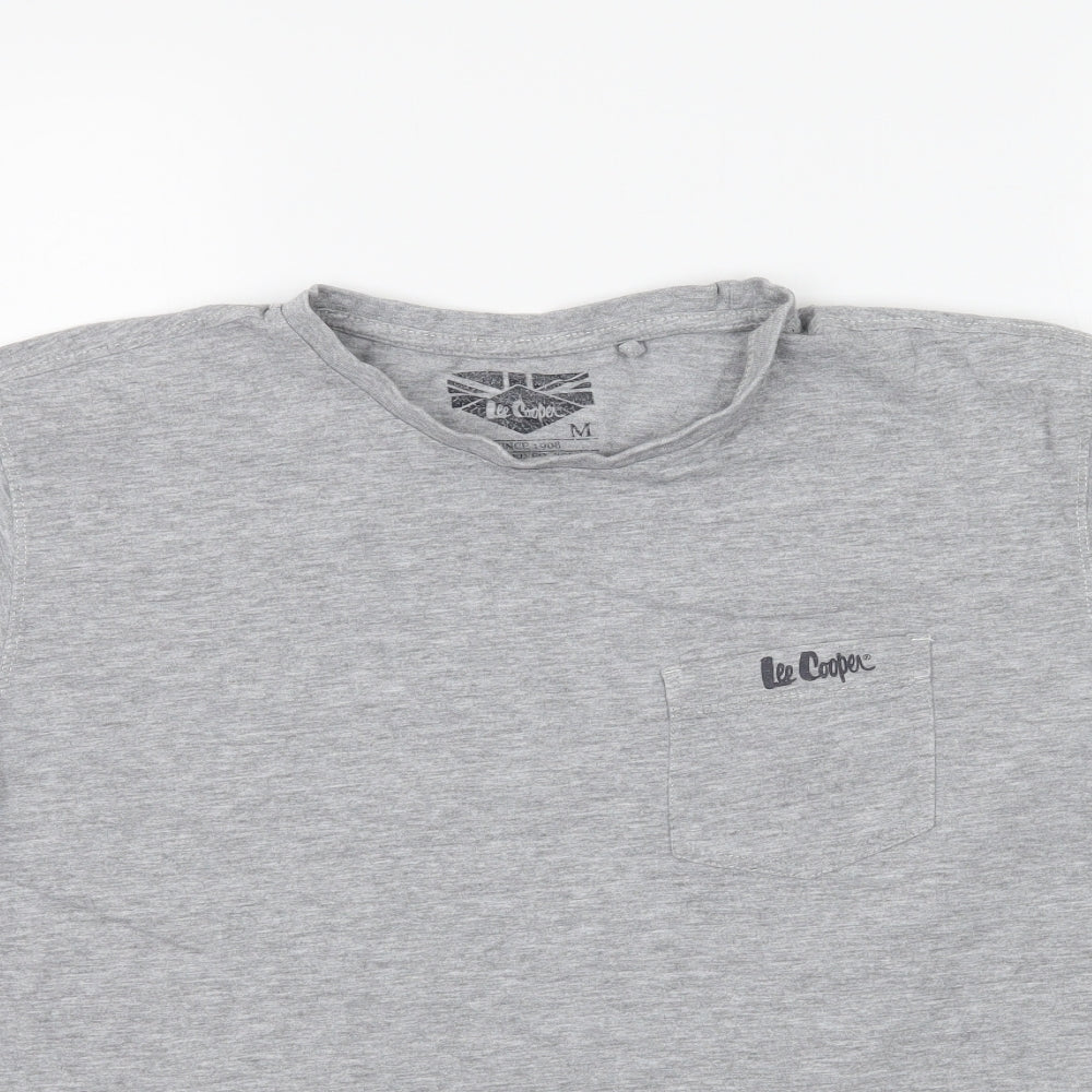 Le Cooper Mens Grey    T-Shirt Size M