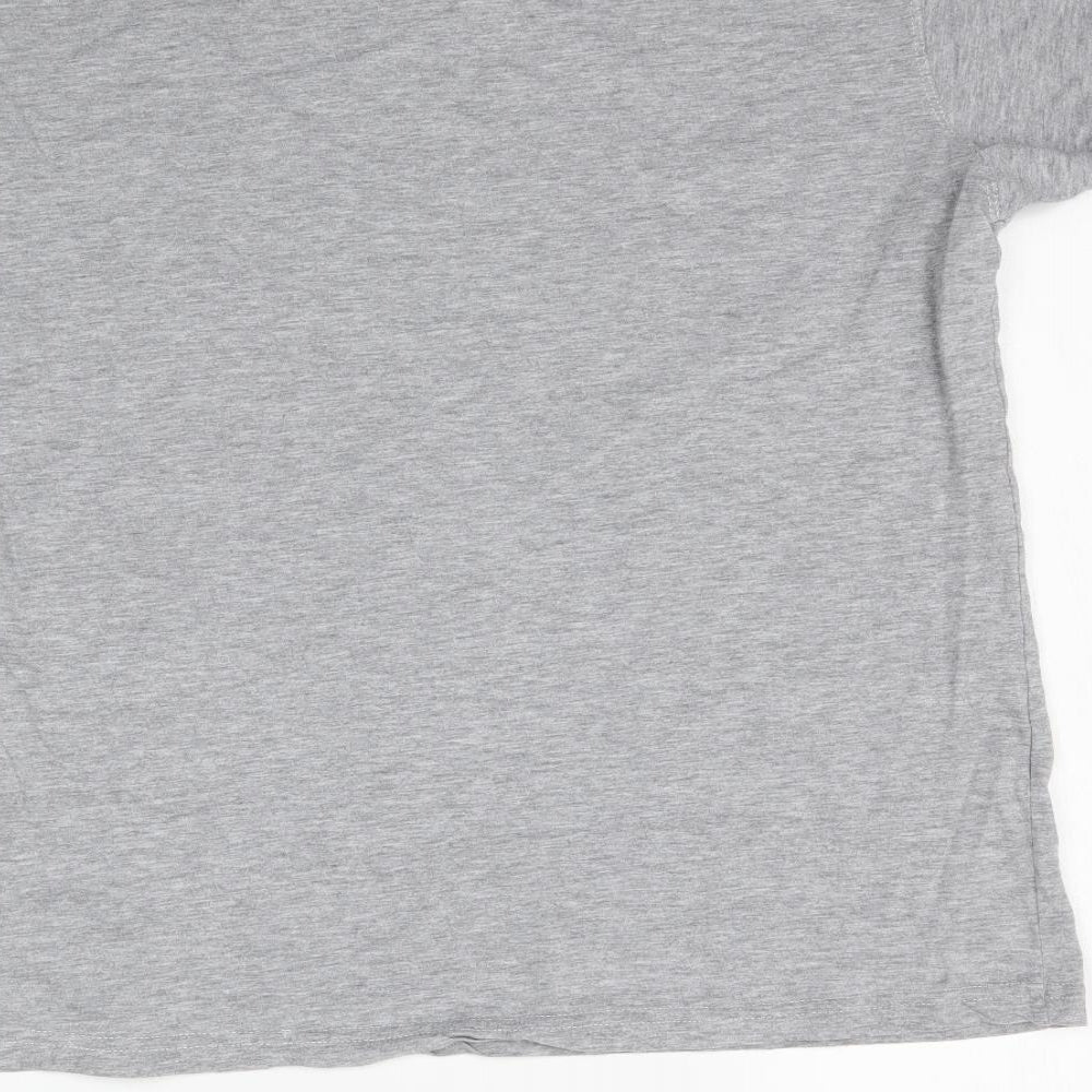 Le Cooper Mens Grey    T-Shirt Size M