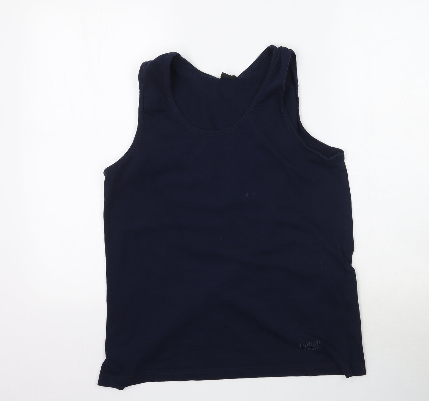 Cotton Traders Mens Blue    T-Shirt Size M  - Tank