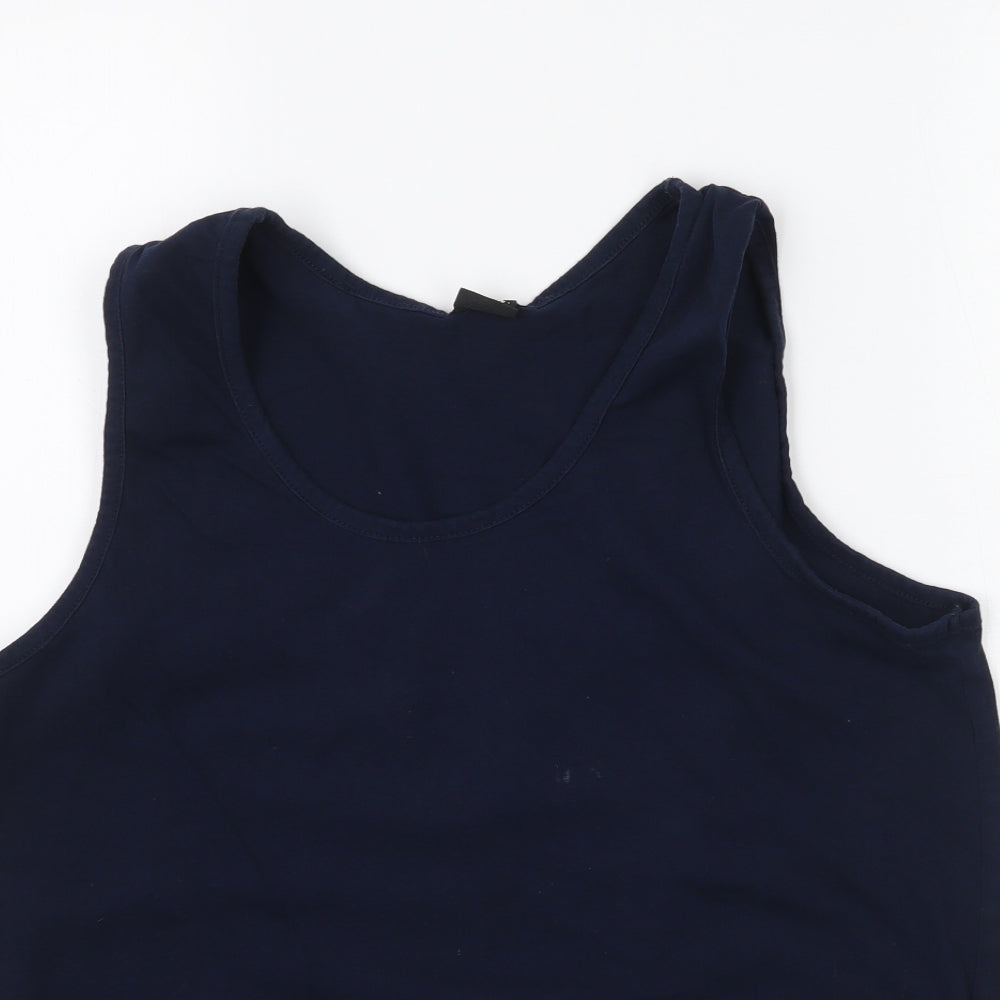 Cotton Traders Mens Blue    T-Shirt Size M  - Tank