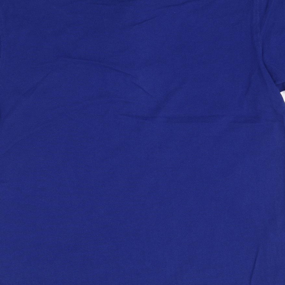 Cotton Traders Mens Blue    Polo Size M