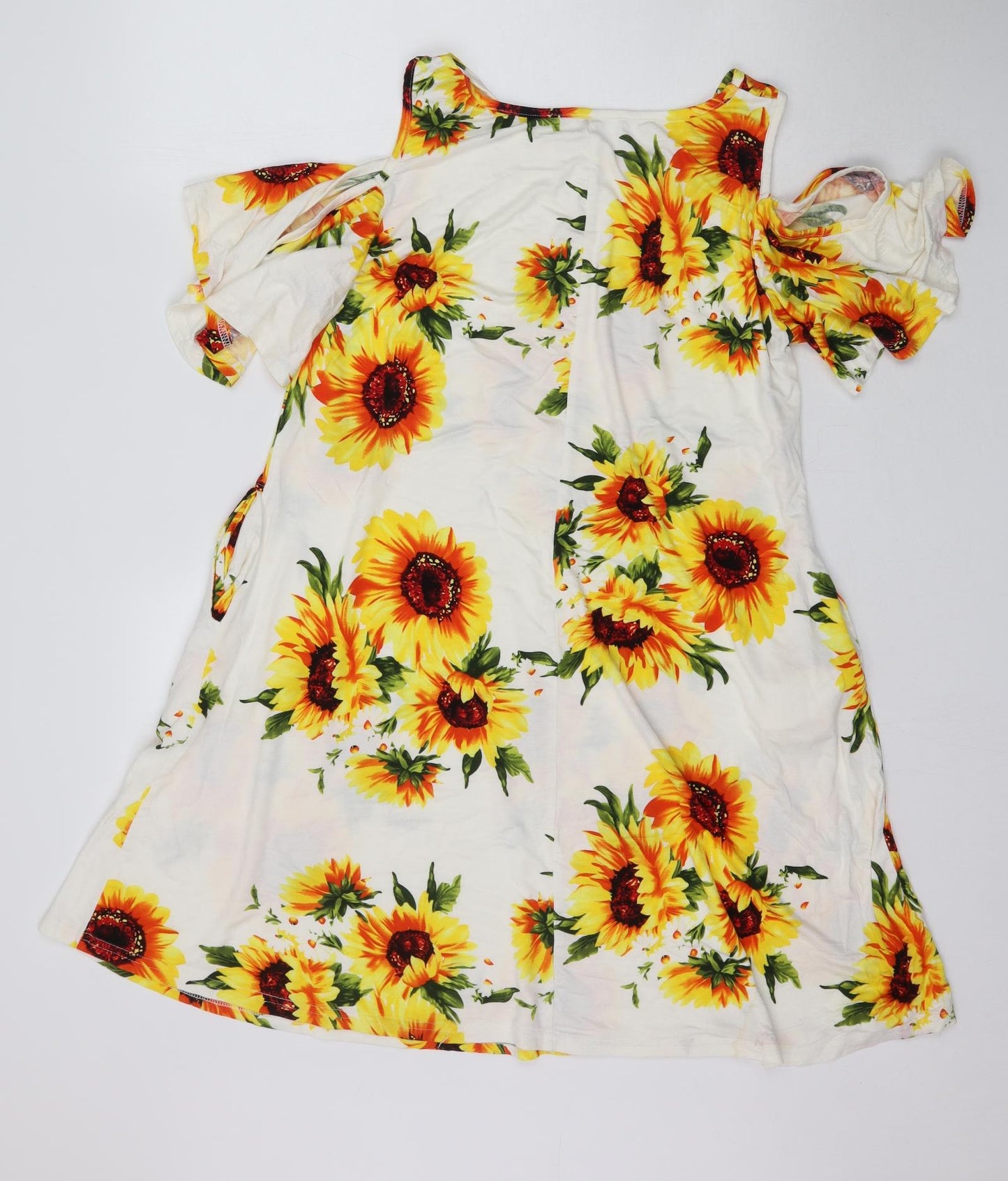 Preworn Womens Multicoloured Floral  Mini  Size XL  - Sunflower