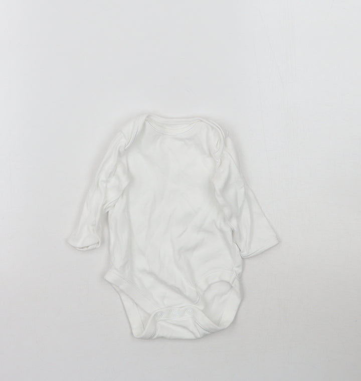 Mothercare Baby White Babygrow One-Piece Size 0-3 Months