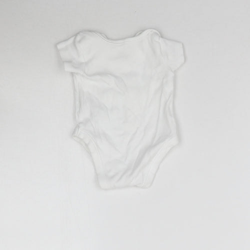 Nutmeg Baby White   Babygrow One-Piece Size 0-3 Months