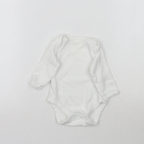Mothercare Baby White   Babygrow One-Piece Size 0-3 Months