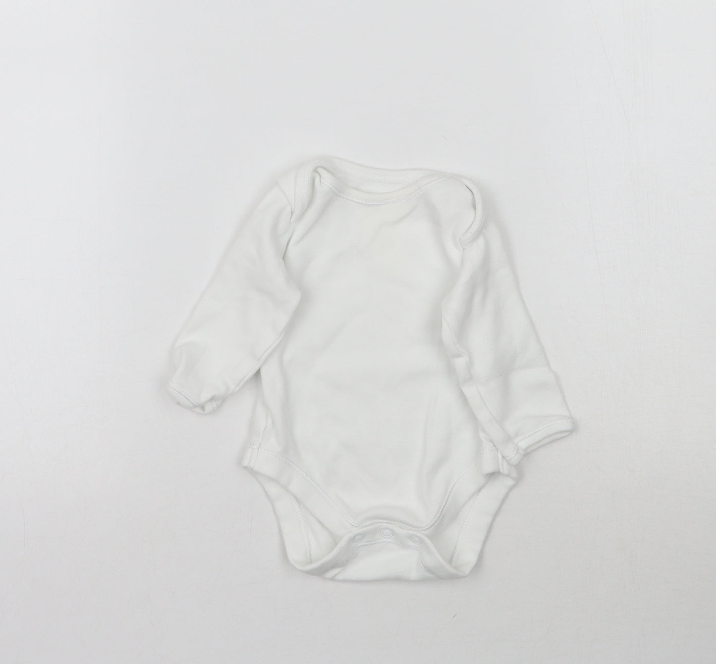 Mothercare Baby White   Babygrow One-Piece Size 0-3 Months