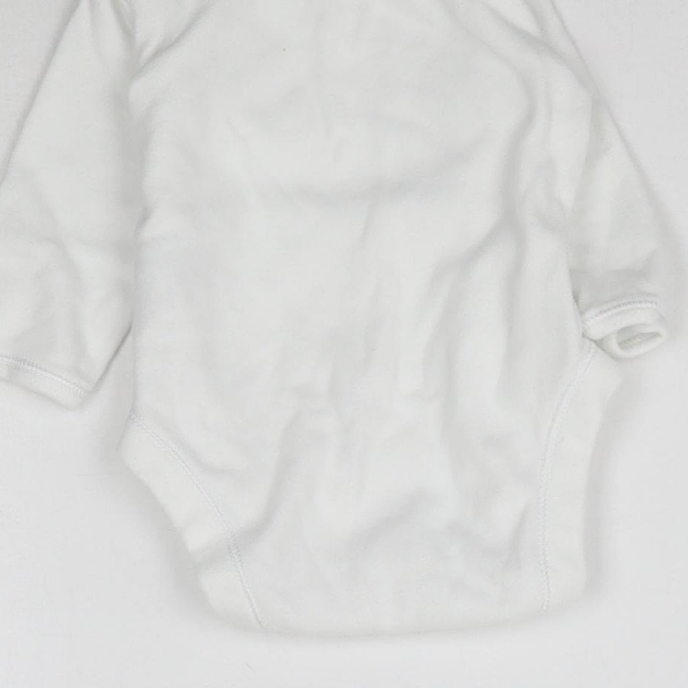 Mothercare Baby White   Babygrow One-Piece Size 0-3 Months