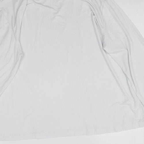 Herou Womens White   Basic T-Shirt Size 2XL