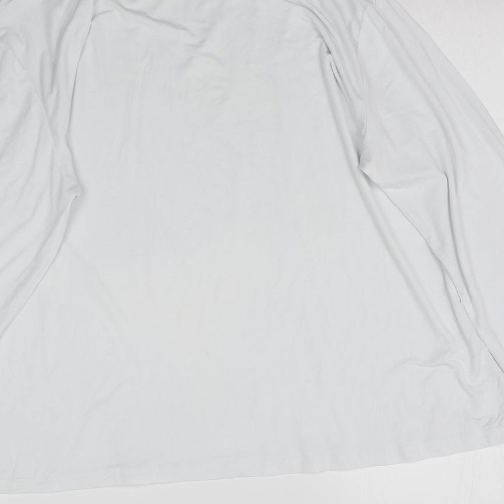 Herou Womens White   Basic T-Shirt Size 2XL