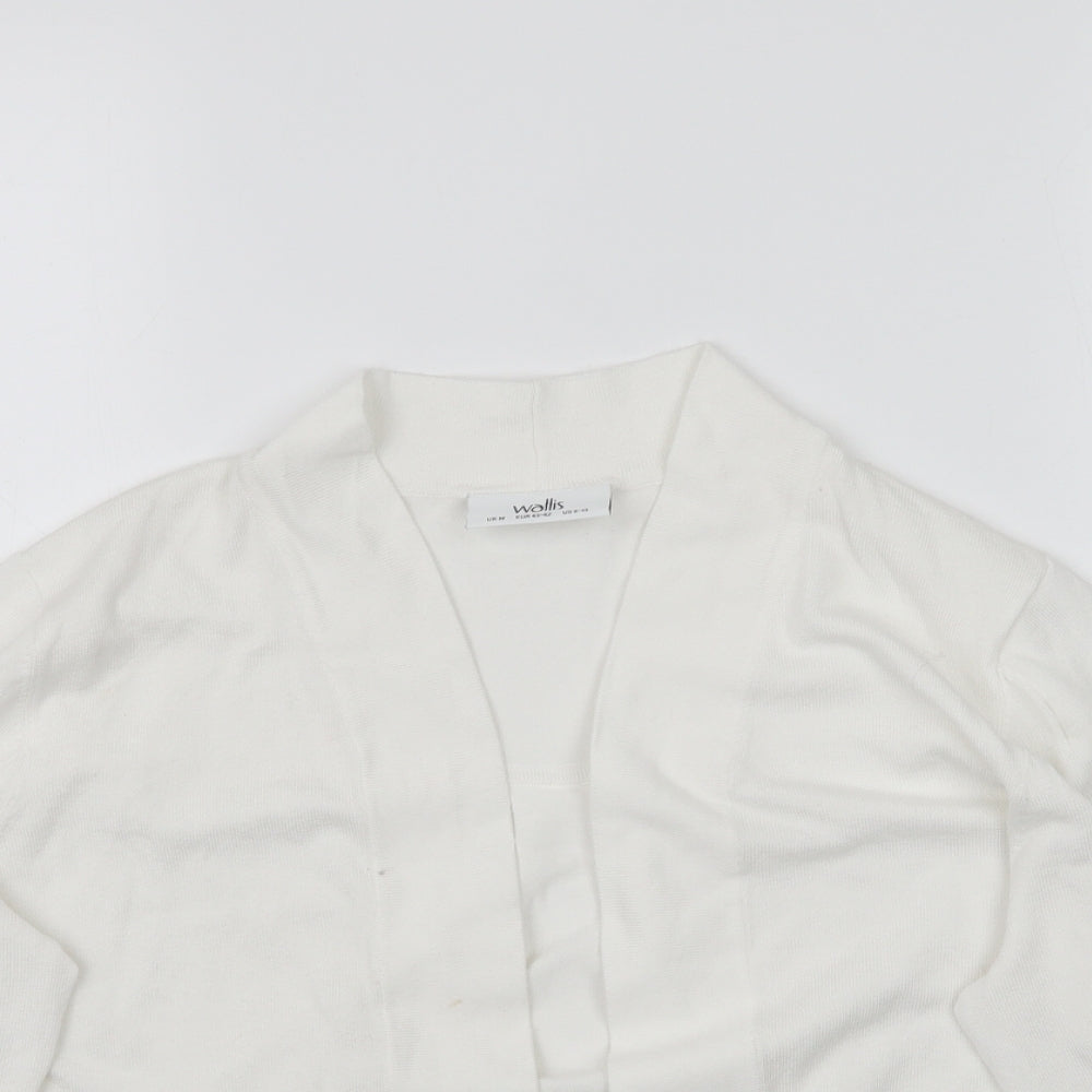 Wallis Womens White   Cardigan Jumper Size M