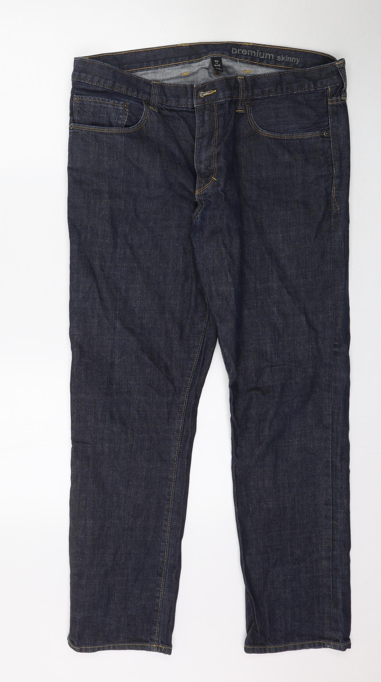 Gap Mens Blue  Denim Skinny Jeans Size 38 L31 in