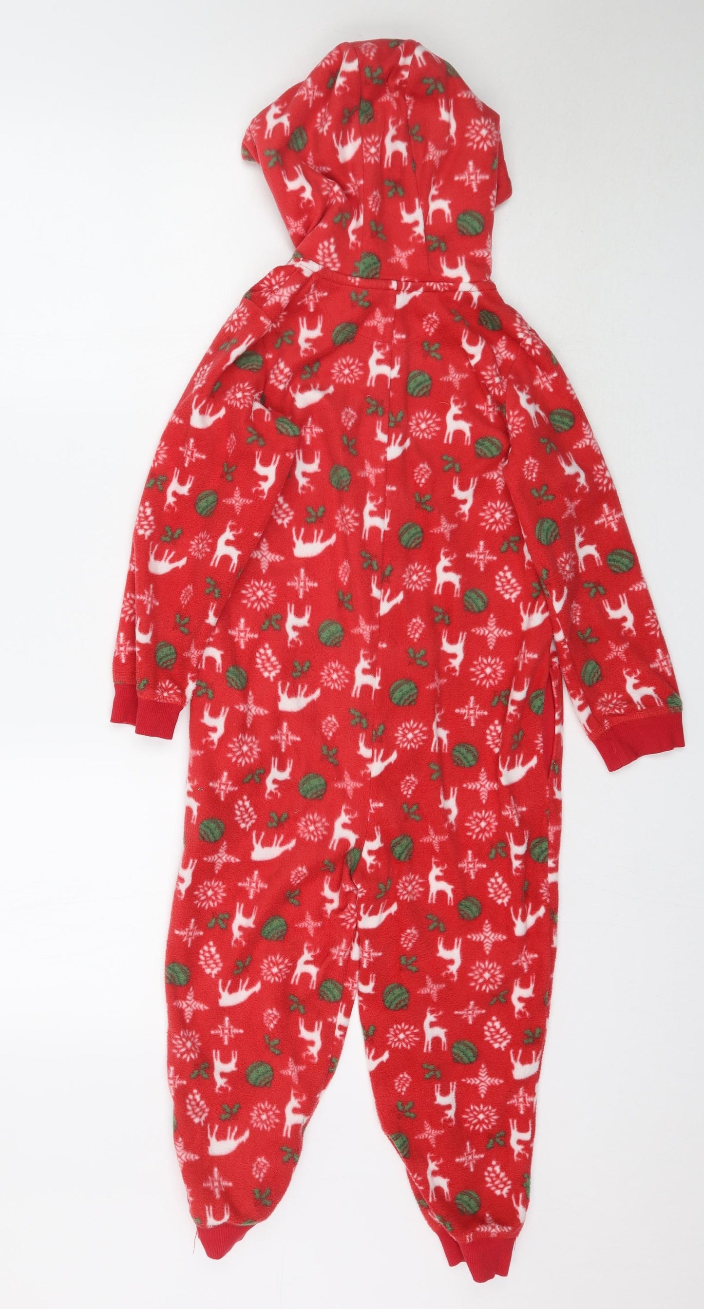 Lupilu Girls Red Solid   One Piece Size 4-5 Years  - Christmas Onesie