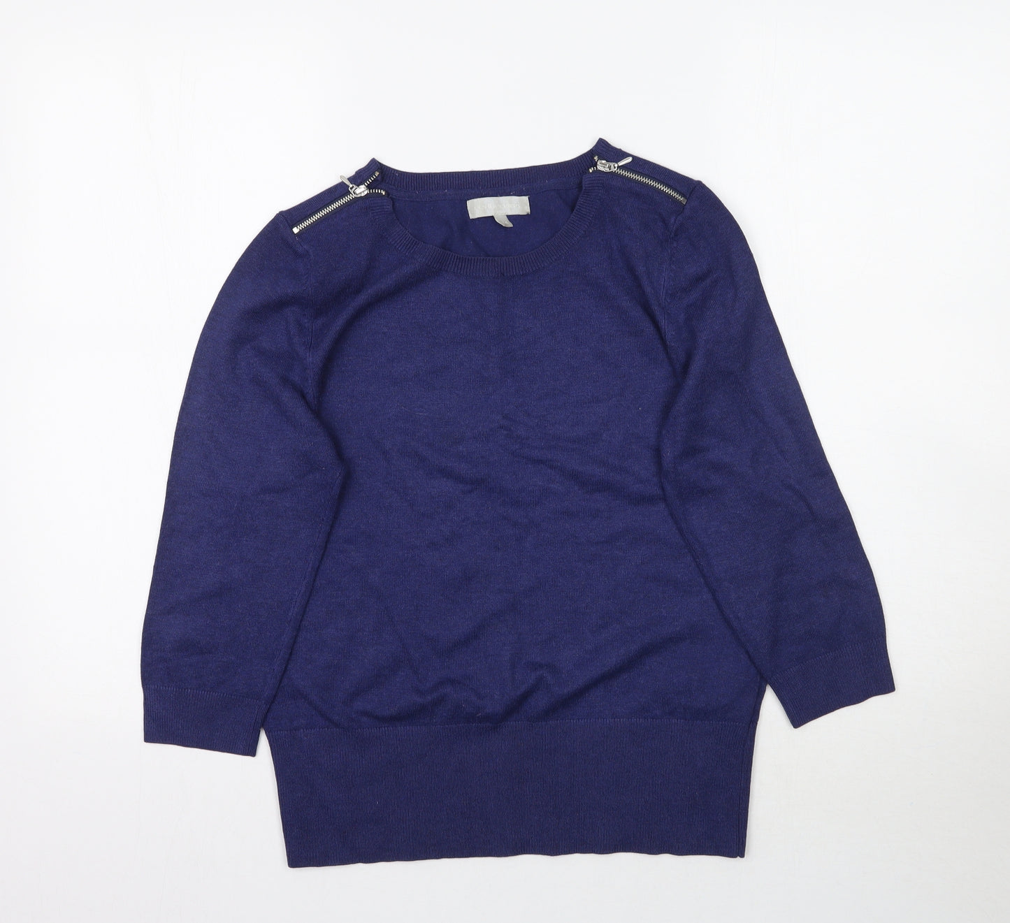 Debenhams Womens Blue  Knit Pullover Jumper Size 14
