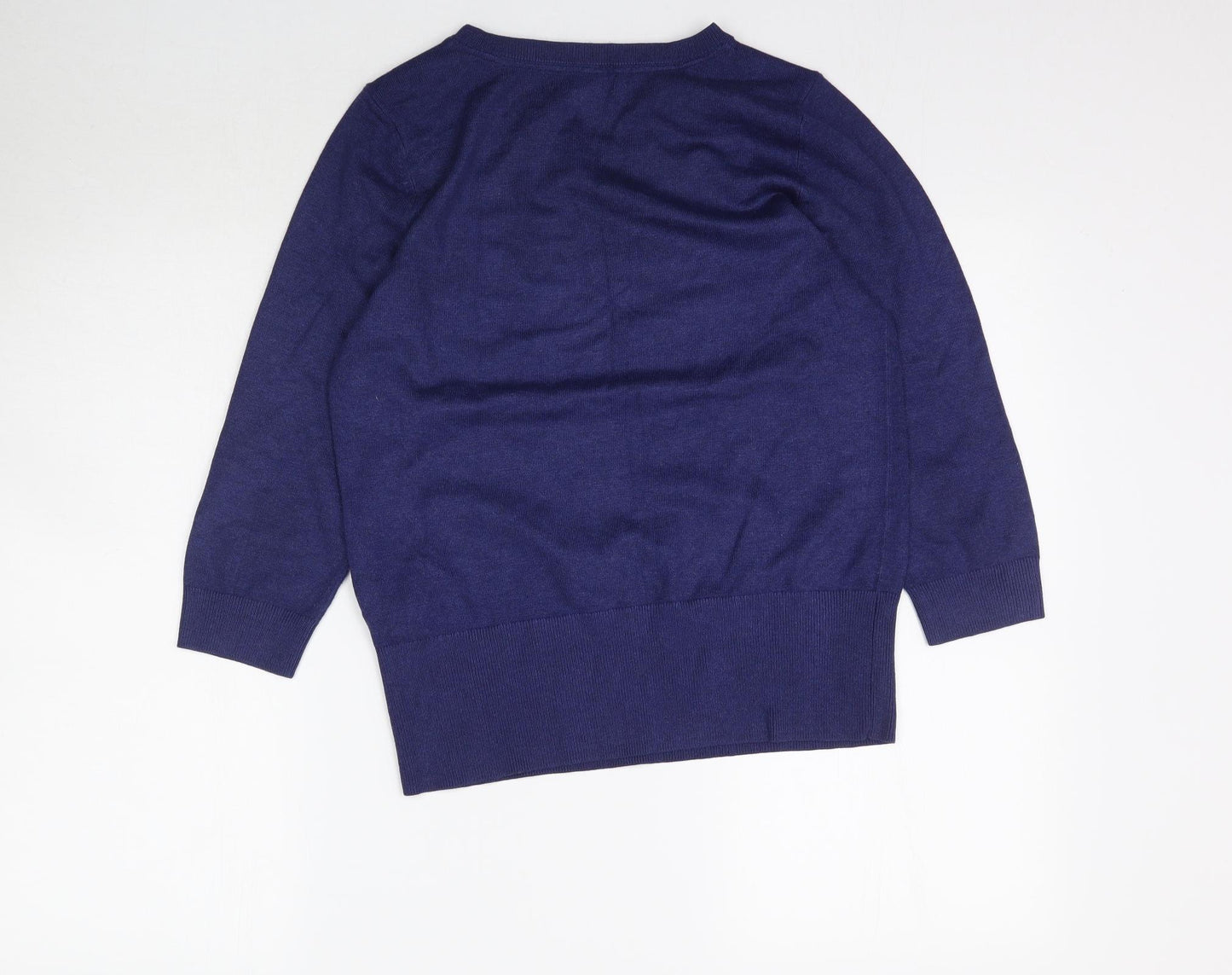 Debenhams Womens Blue  Knit Pullover Jumper Size 14