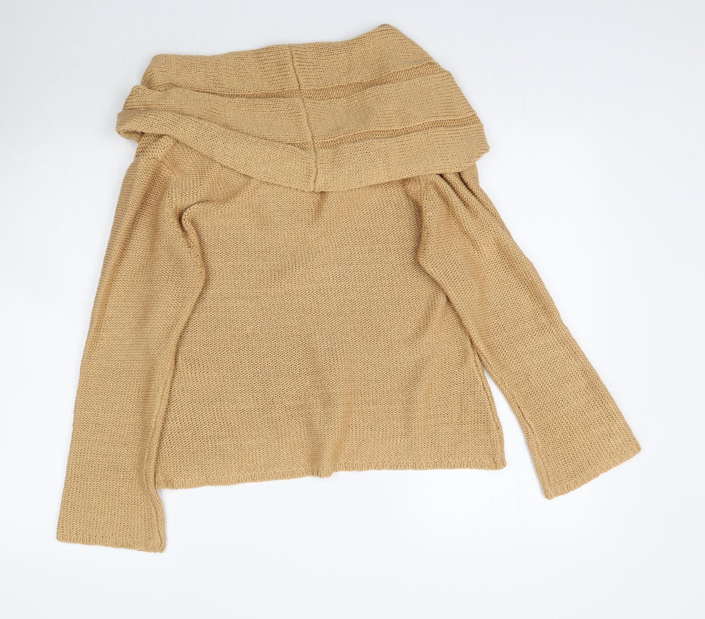 Off shoot Womens Beige  Knit Pullover Jumper Size M