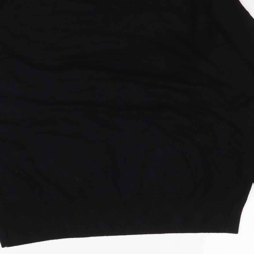 George Womens Black  Knit Pullover Jumper Size 16