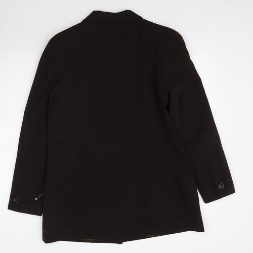 Meico Womens Brown   Overcoat Blazer Size 14