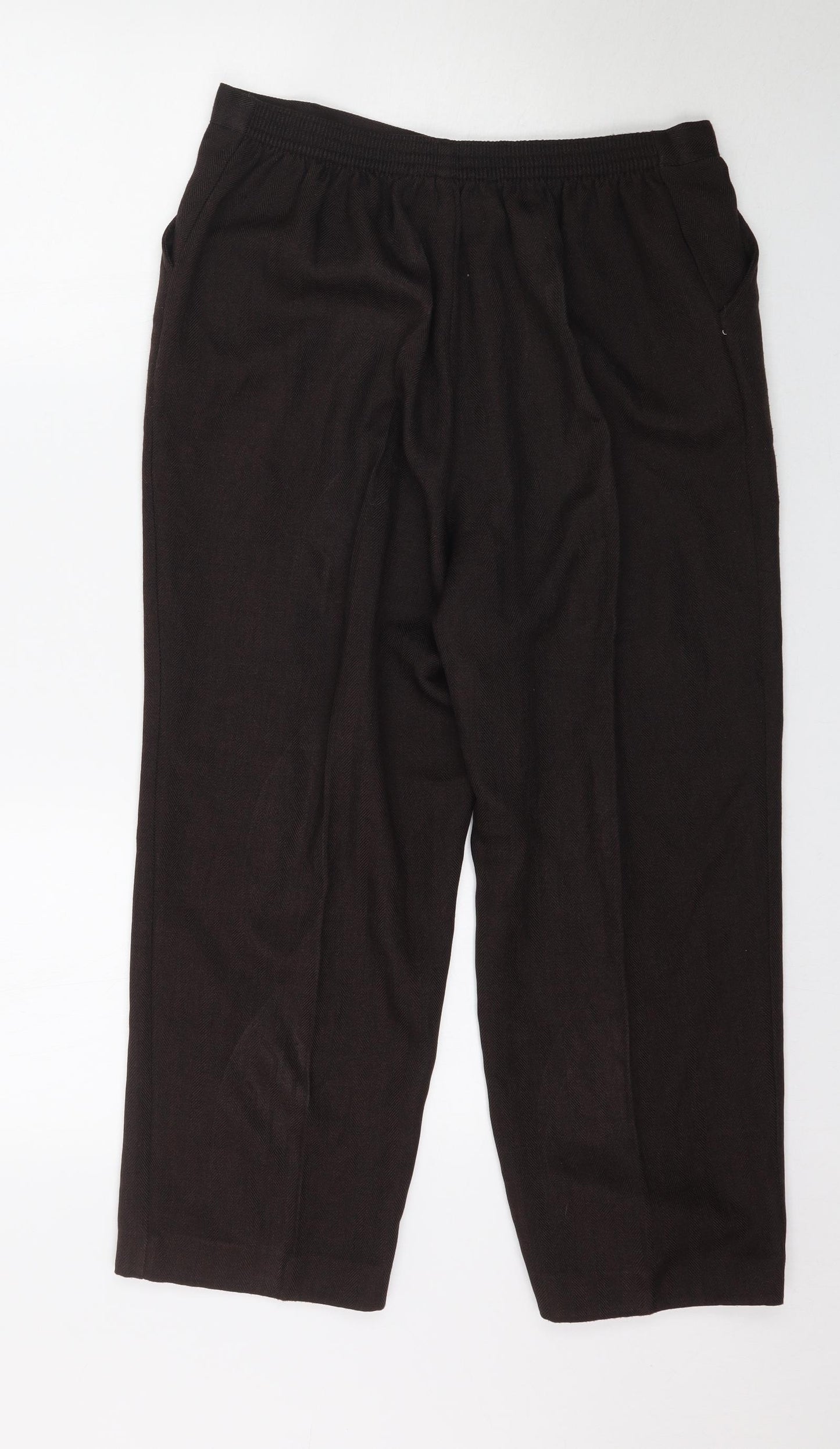 Autonomy Womens Brown   Trousers  Size 14 L24 in