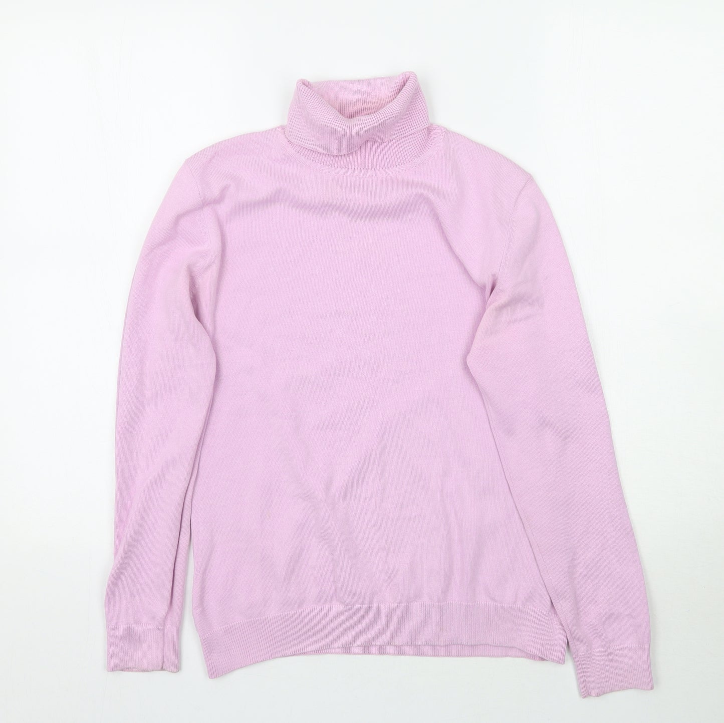 Country Casuals Womens Pink  Knit Basic T-Shirt Size M