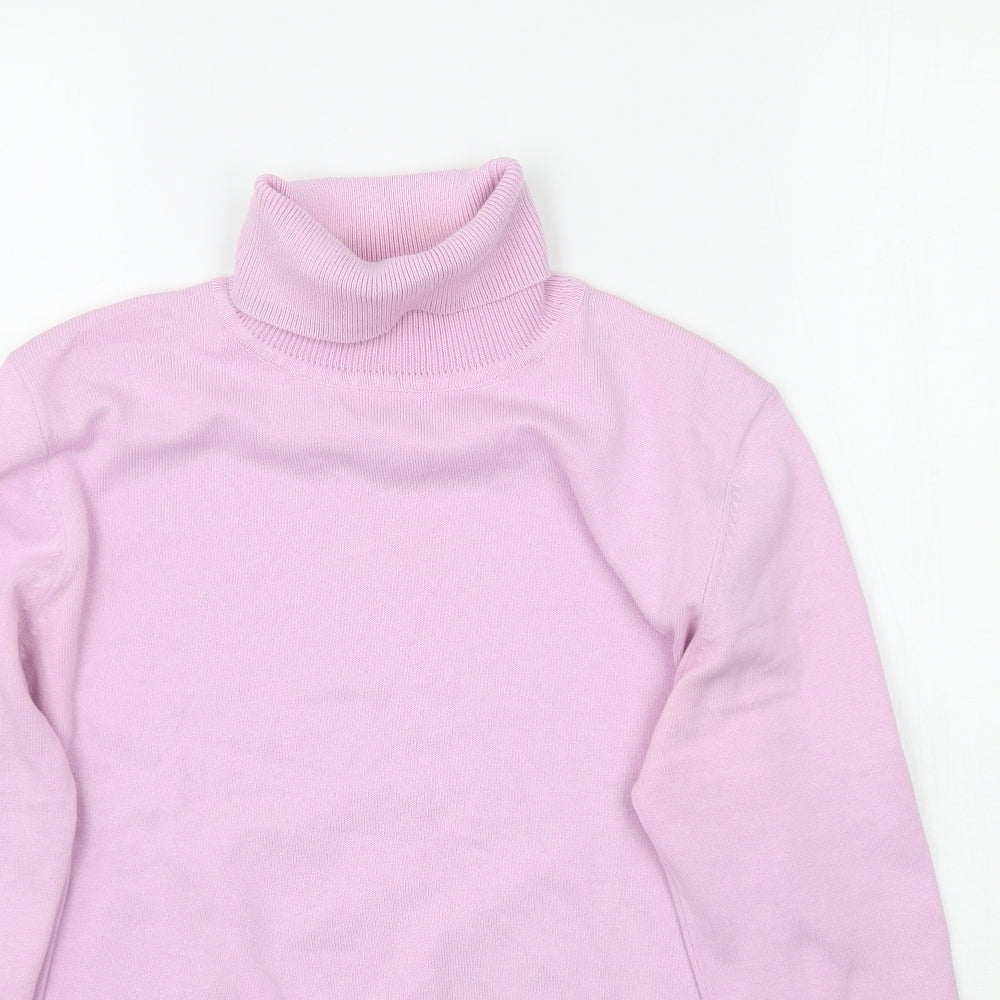 Country Casuals Womens Pink  Knit Basic T-Shirt Size M