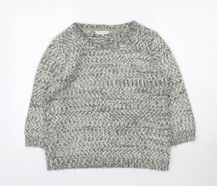 Debenhams Womens Grey Knit Pullover Jumper Size 16