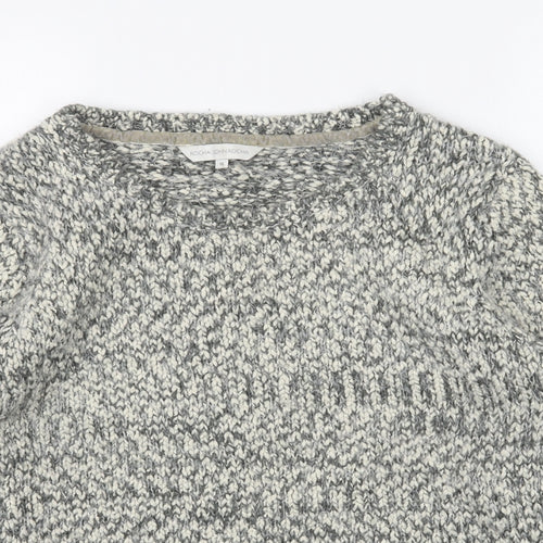 Debenhams Womens Grey  Knit Pullover Jumper Size 16
