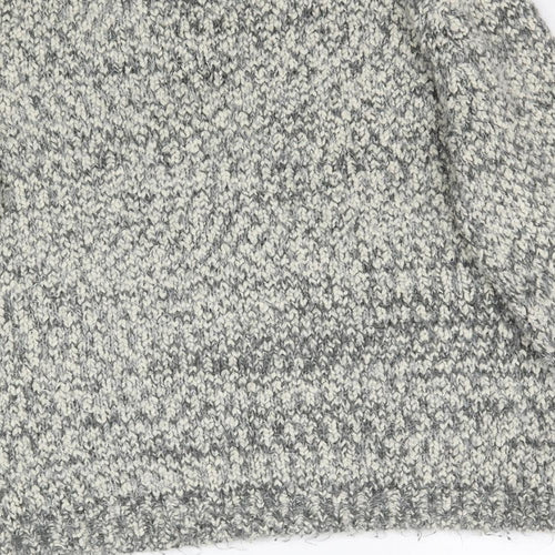 Debenhams Womens Grey  Knit Pullover Jumper Size 16