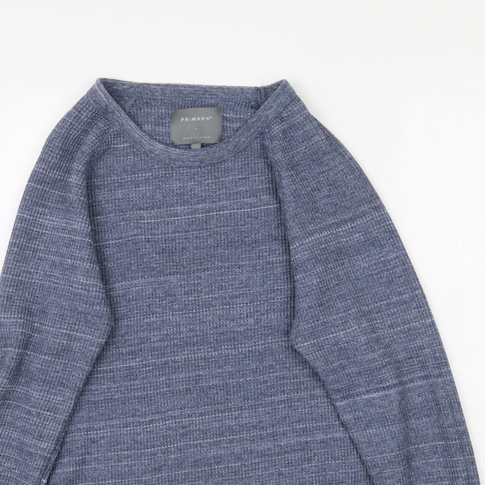 Primark Mens Blue    T-Shirt Size L