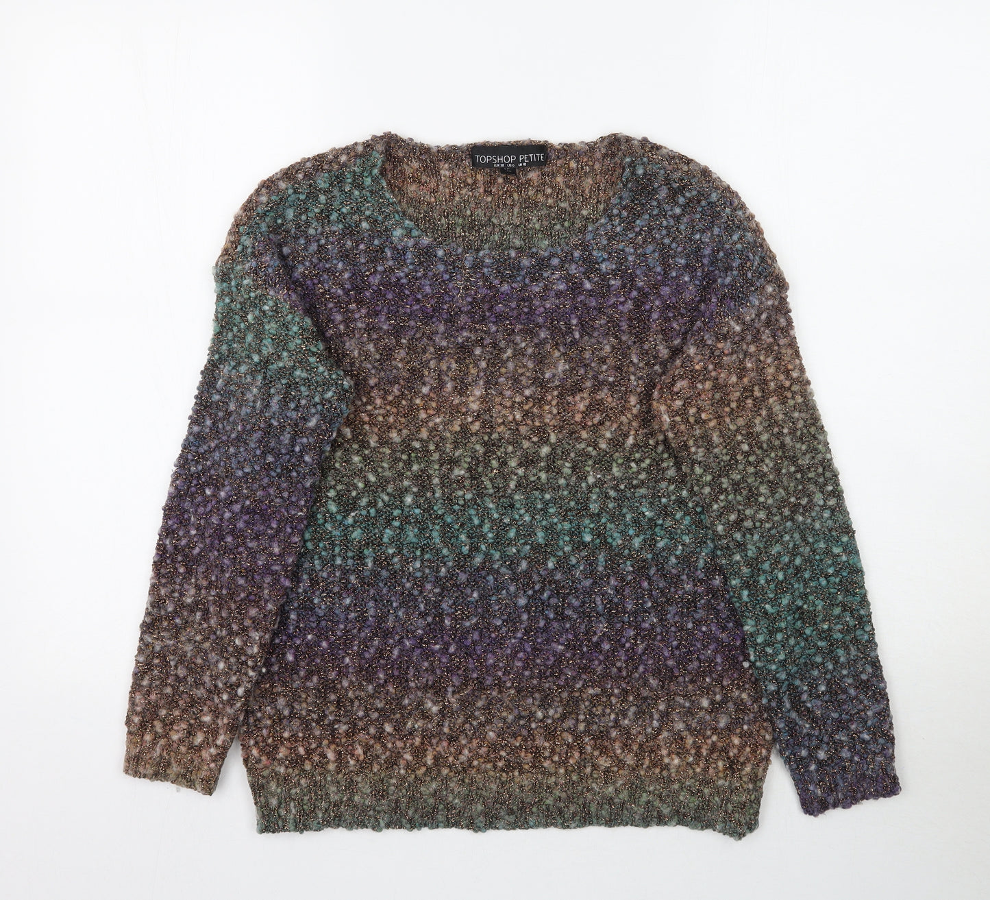 Topshop Womens Multicoloured   Pullover Jumper Size 10