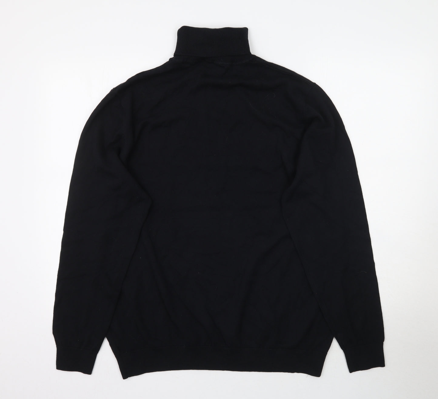 Preworn Mens Black  Knit Pullover Jumper Size XL