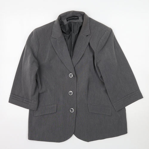 Wardrobe Womens Grey   Jacket Blazer Size 16