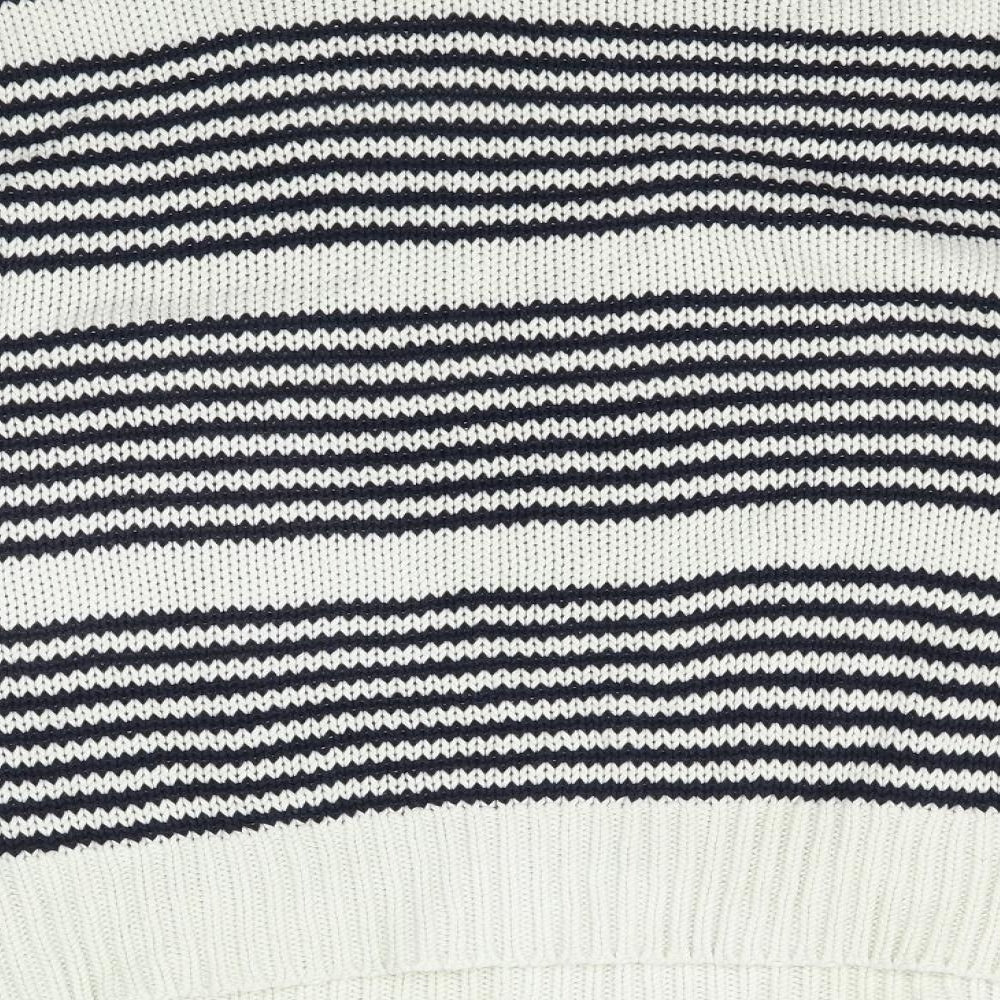 Topshop Womens Multicoloured Striped Knit Pullover Jumper Size 8