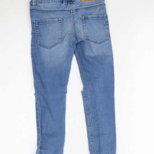 NEXT Girls Blue  Denim Skinny Jeans Size 6 Years