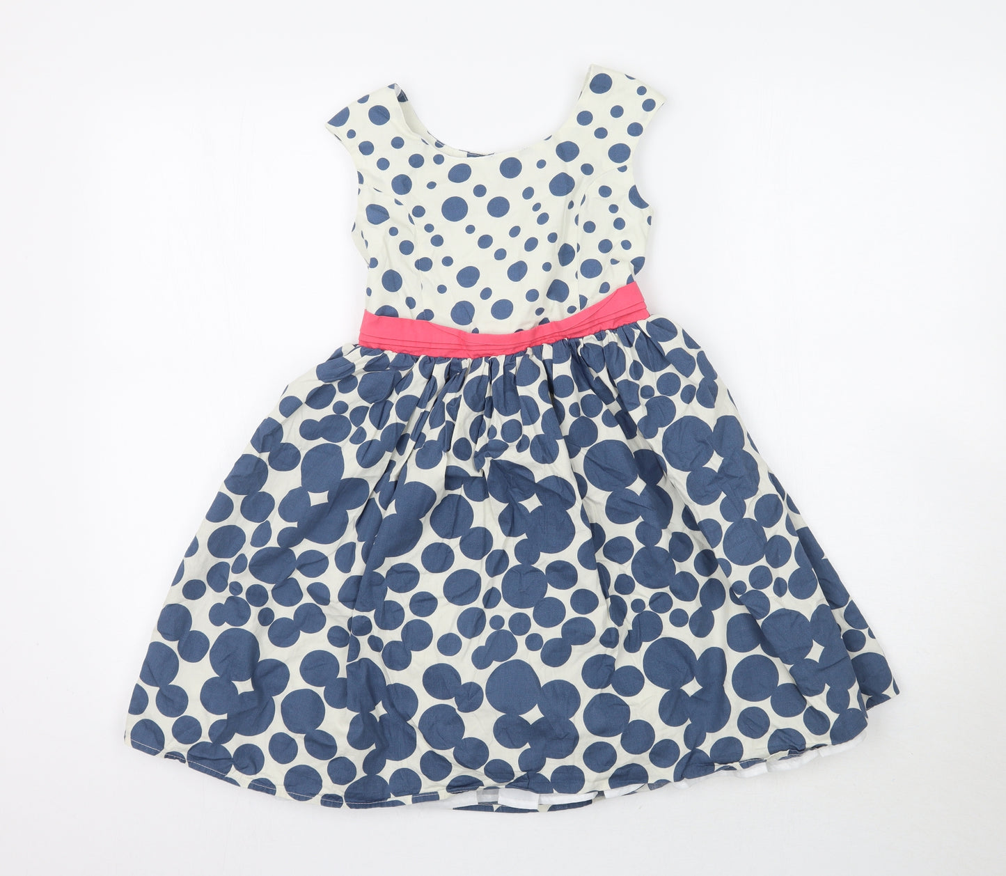Emma Bunton Girls Girls Multicoloured Polka Dot  Fit & Flare  Size 6-7 Years