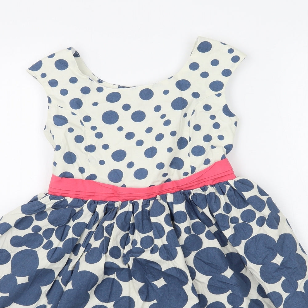 Emma Bunton Girls Girls Multicoloured Polka Dot  Fit & Flare  Size 6-7 Years