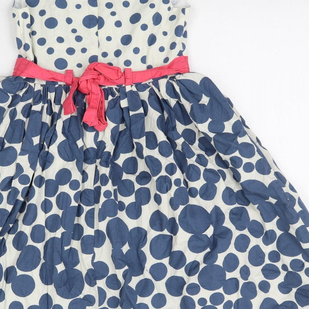 Emma Bunton Girls Girls Multicoloured Polka Dot  Fit & Flare  Size 6-7 Years