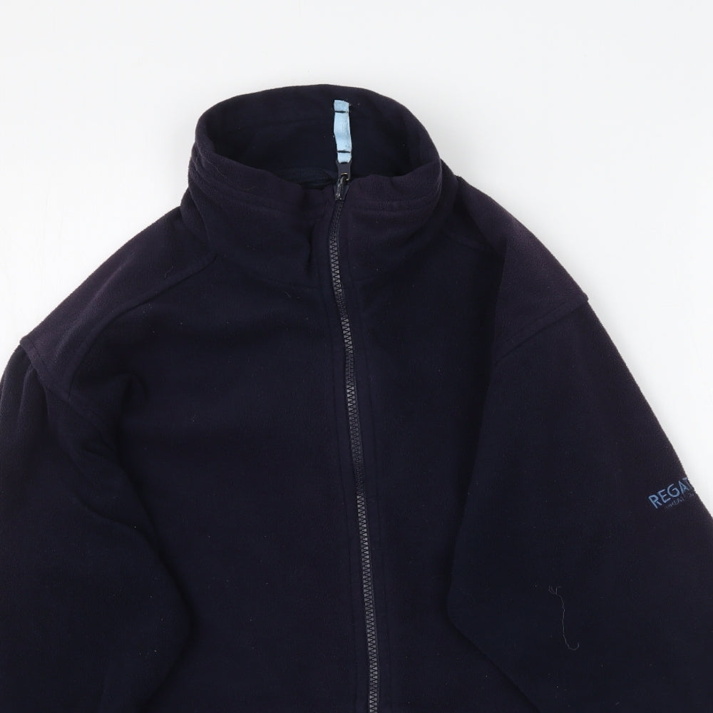 Regatta Womens Blue  Fleece Full Zip Sweatshirt Size 10