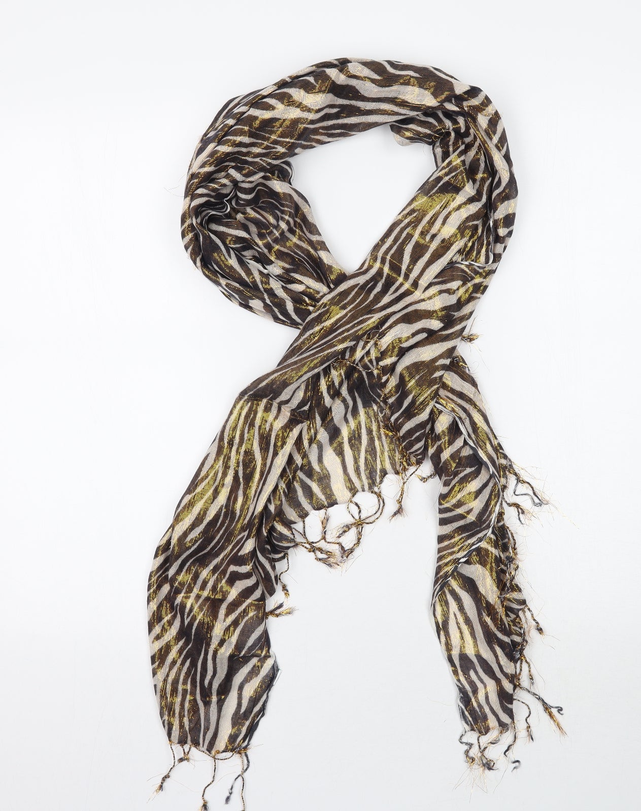 Ocean Club Womens Multicoloured Animal Print   Scarf