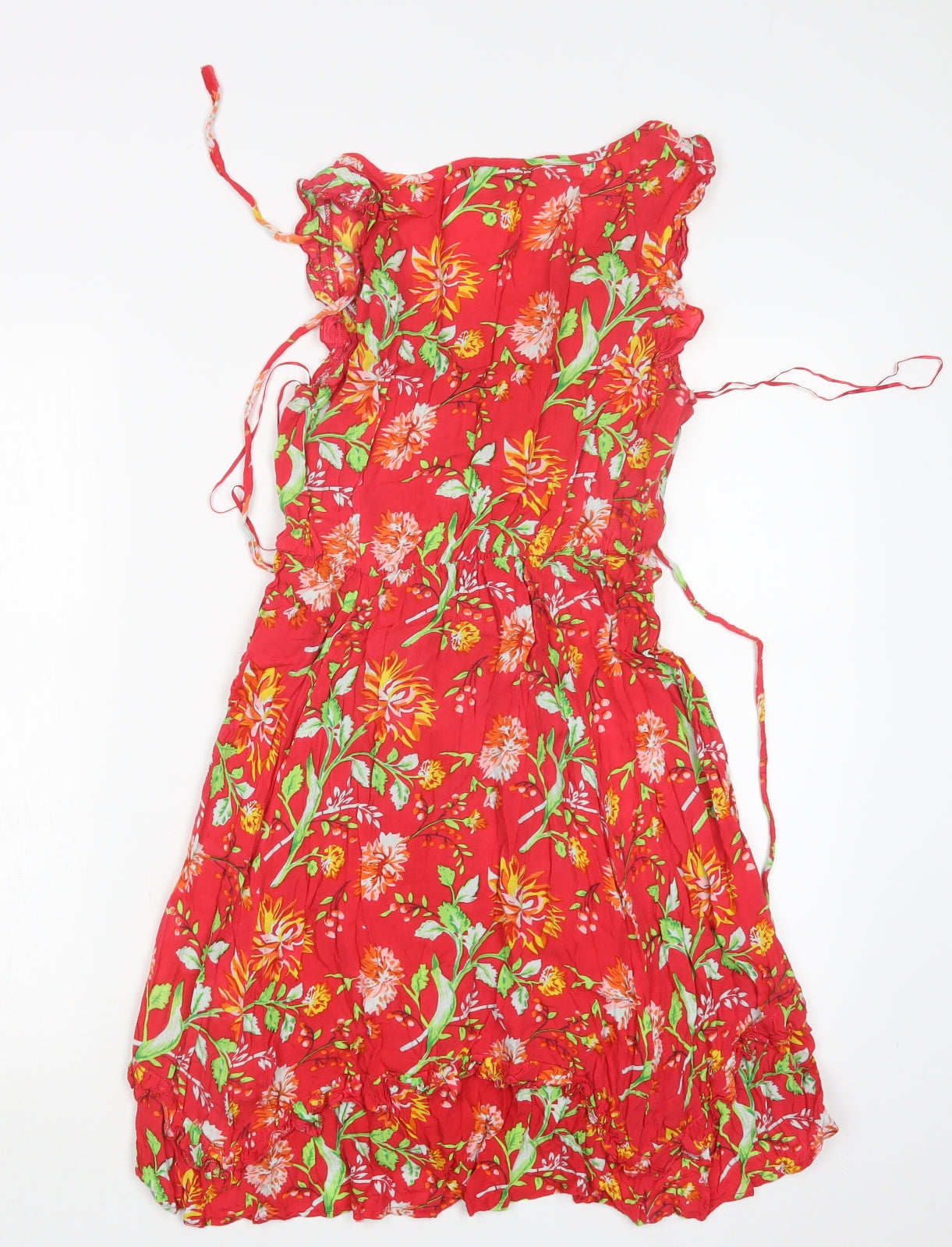 Joe Browns Womens Red Floral  Tank Dress  Size 10