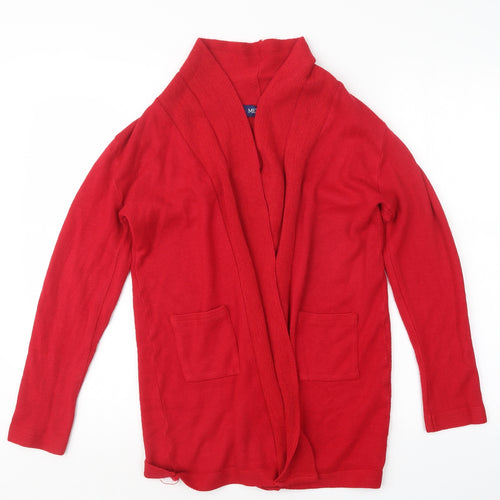 Mexe Womens Red  Knit Pullover Jumper Size S
