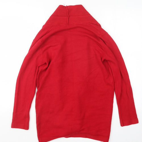 Mexe Womens Red  Knit Pullover Jumper Size S
