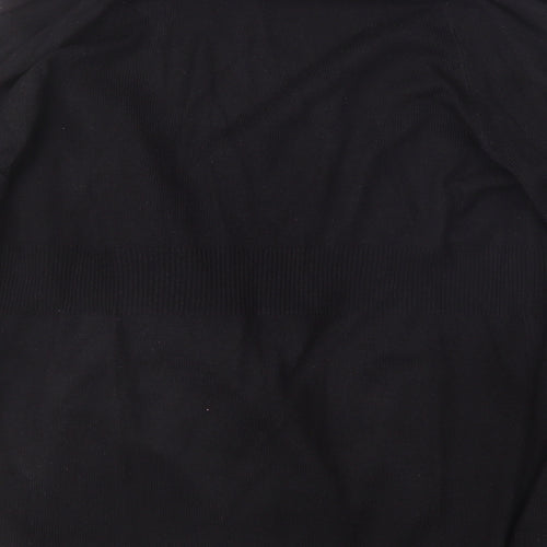 TU Womens Black  Knit Cardigan Jumper Size 10