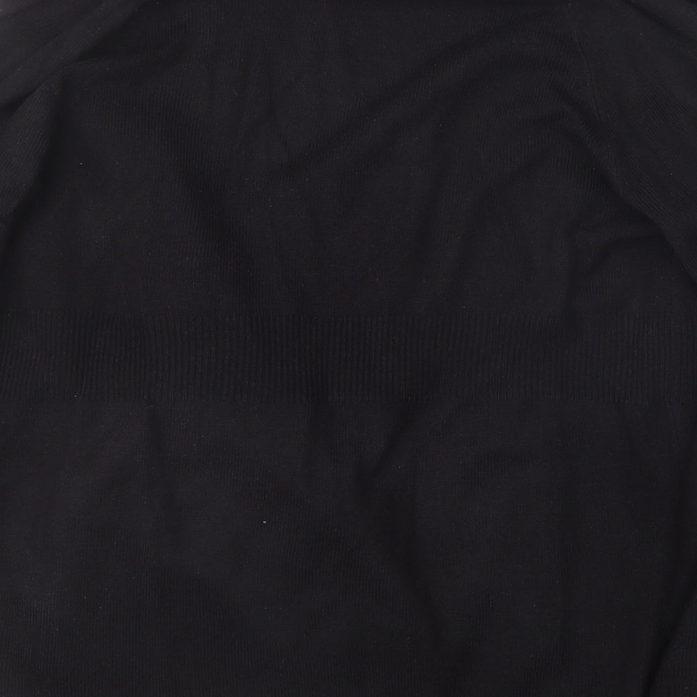 TU Womens Black  Knit Cardigan Jumper Size 10
