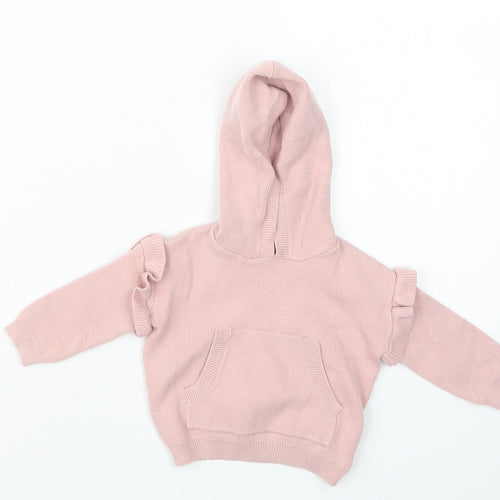 George Girls Pink   Pullover Jumper One Size  - Hoodie