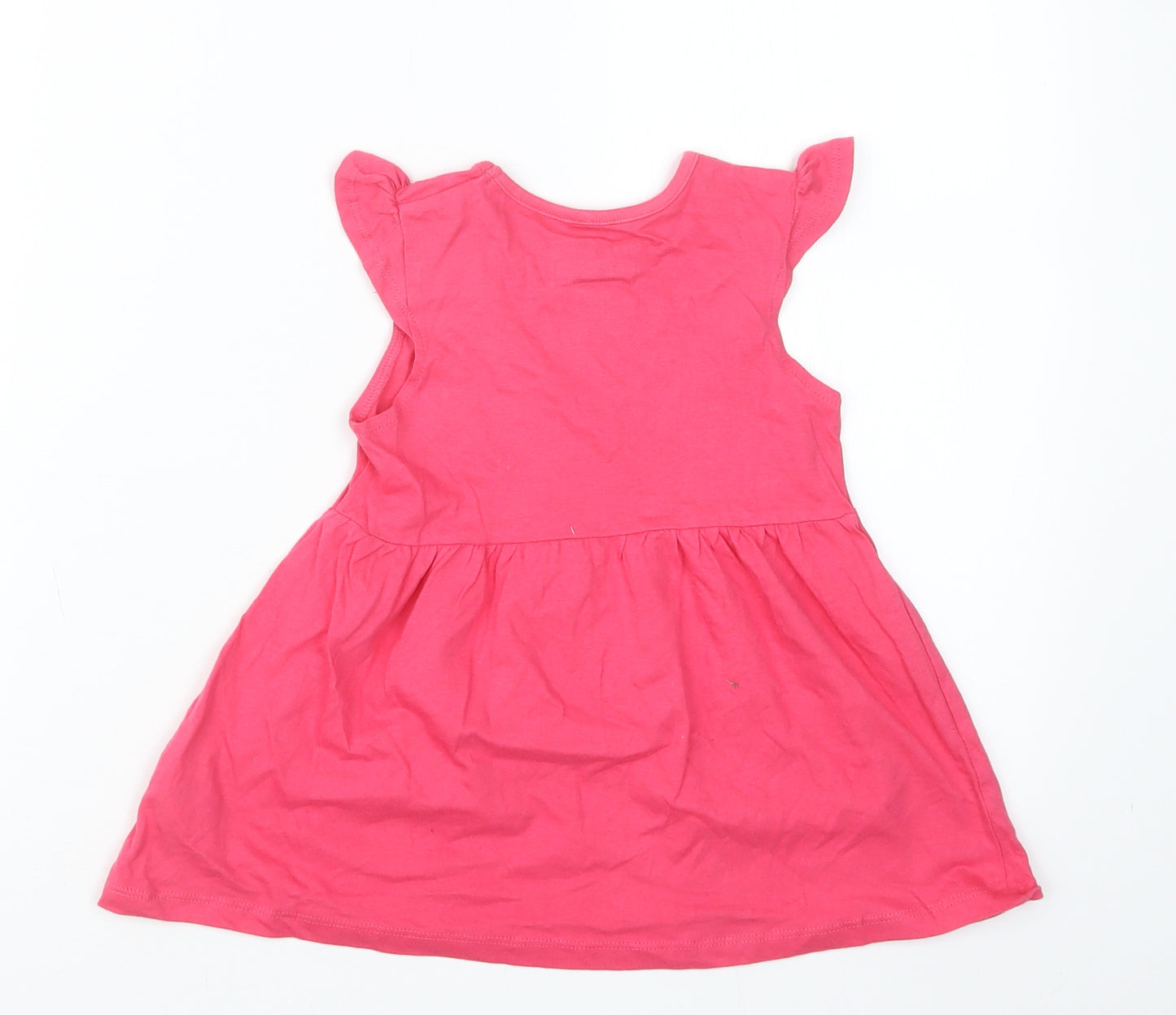 Primark Girls Pink   T-Shirt Dress  Size 12-18 Months