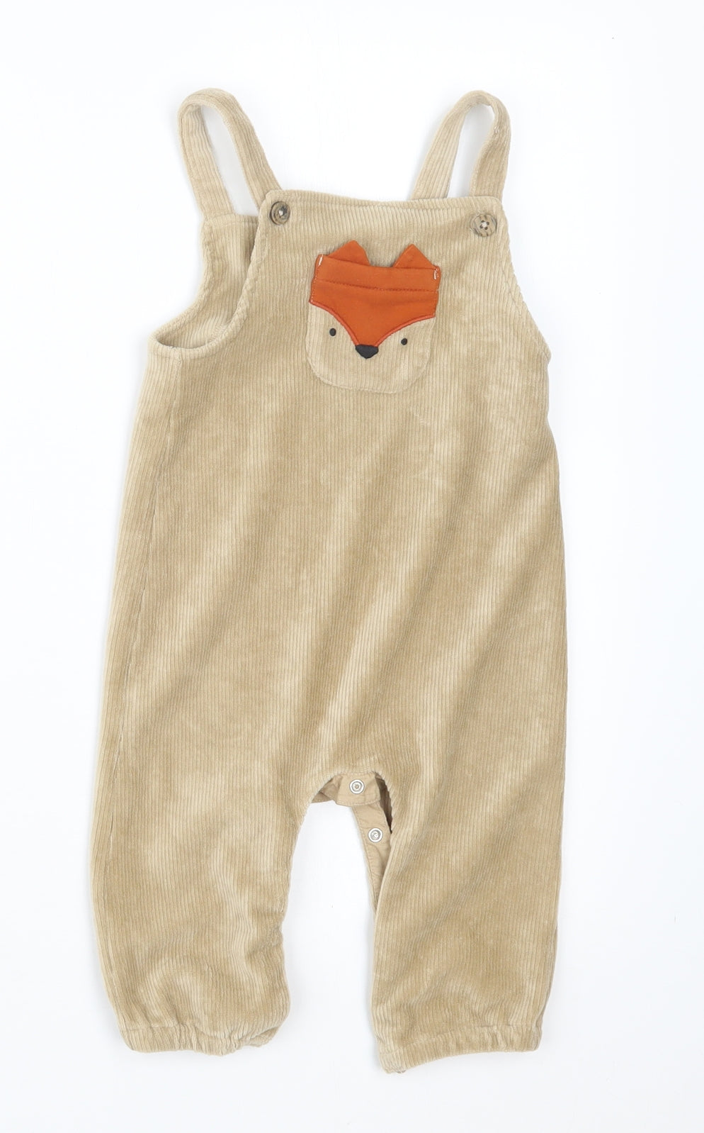 TU Boys Beige   Coverall Outfit/Set Size 9-12 Months